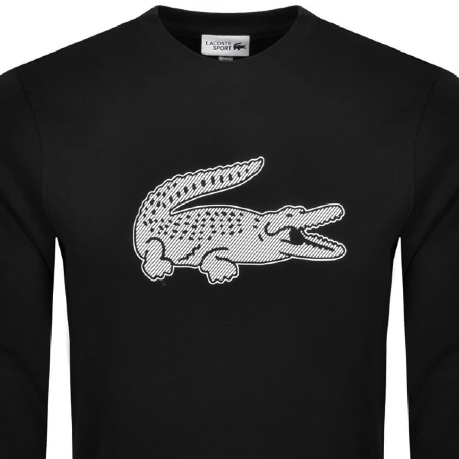 Alternative Image for ProductLacoste Sport Crew Neck Sweatshirt Black2
